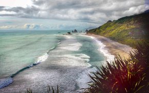 Coast Sea Waves Preview Hills