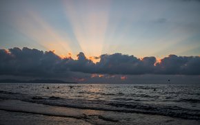 Sunset Glow Over Vietnam Sea