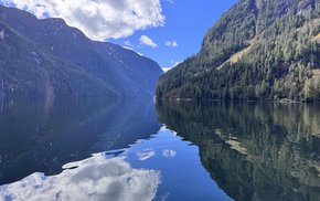 Princess Louisa Inlet Calm Water Reflections