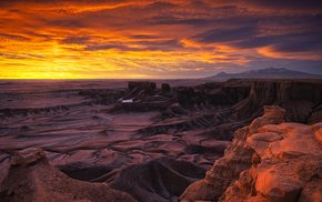 Sunset Glow Over Moonscape Overlook